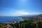 Taormina, Italy, Sicily August 26 2015. The splendid panorama from the Greek theater