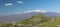 Taormina - The Mt. Etna volcano over the Sicilian landscape