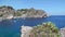 Taormina - Panoramica dalla scogliera dell\\\'Isola Bella