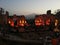 Taormina theater at dusk