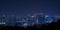 Taoyuan City Skyline - Asia modern business city, panoramic cityscape at night.