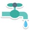 Tap, Faucet, Plumbing Color Isolated Vector Icon