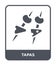 tapas icon in trendy design style. tapas icon isolated on white background. tapas vector icon simple and modern flat symbol for