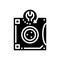 tape backup restore services glyph icon vector illustration