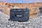 Tape Cassette in the Dry Desert