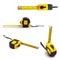 Tape set measure isolated tool meter construction