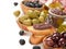 Tapenade, olives and olive oil