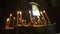 Taper Candles Burning in Church