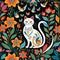 A Tapestry of Tails: Where Whimsy Blooms and Felines Roam