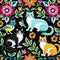 A Tapestry of Tails: Where Whimsy Blooms and Felines Roam