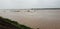 Tapi River is the main river in the gujarat of india. During The Eveing Sunset Panorama