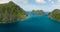 Tapiutan Island and Matinloc Island in El Nido, Palawan.