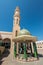 Taps water for ritual ablutions near the Masjid Al Shanfari Mosque in Salalah, Oman