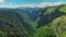 Tara River canyon and mountains