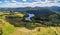 Tarago reservoir aerial view. Victoria, Australia.