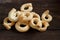 Taralli Traditional Italian snack from Puglia