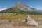 Taranaki volcano in Egmont National Park