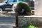 Taranto, Apulia / Italy - 03/23/2019 : A lost homeless old man depressed on bench