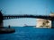 The taranto bridge on the taranto canalboat