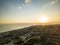 Taranto coastline from a drone