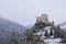 Tarasp castle close to the Swiss village Scuol