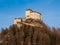 Tarasp castle in Swiss Alps