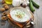 Tarator, bulgarian sour milk soup