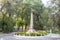 Taraz, Kazakhstan - 14 August 2016: Obelisk - Eternal glory, set