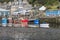 Tarbert Harbor in Argyll, Scotland.