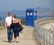 Tardis arrives on kent pier