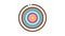 Target Archery Equipment Icon Animation