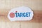 Target, Business Motivational Words Quotes Concept