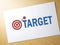 Target, Business Motivational Words Quotes Concept