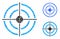 Target Composition Icon of Circles