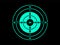 Target destination icon. Aim sniper shoot focus cursor bull eye mark