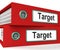 Target Folders Show Business Goals And Objectives