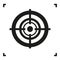 Target icon. Sight or target icon isolated