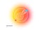 Target line icon. Targeting strategy. Gradient blur button. Vector