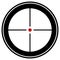 Target mark, reticle, crosshair icon for focus, accuracy, target