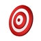 Target red dart goal vector