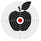 Target shooting apple