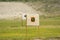 Targets at gun range