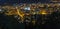 Targu Mures city night time background