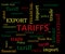 Tariff word cloud