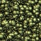 Tarnished metallic bubbles of baubles seamless texture 3D illustration