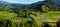 Taro fields in beautiful Hanalei Valley on Kauai