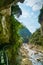 Taroko national park canyon landscape in Hualien, Taiwan.