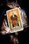 Tarot card for fortune telling. The Emperor