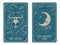 Tarot cards Devil and The Hanged man, Celestial Tarot Cards Basic witch tarot