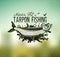 Tarpon Fishing emblem on blur background